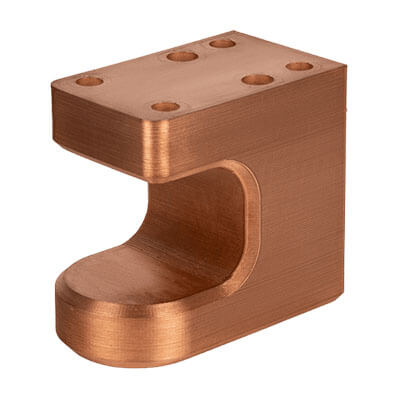 copper milled part