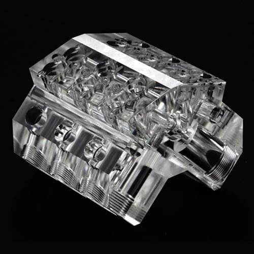 PMMA cnc machined part